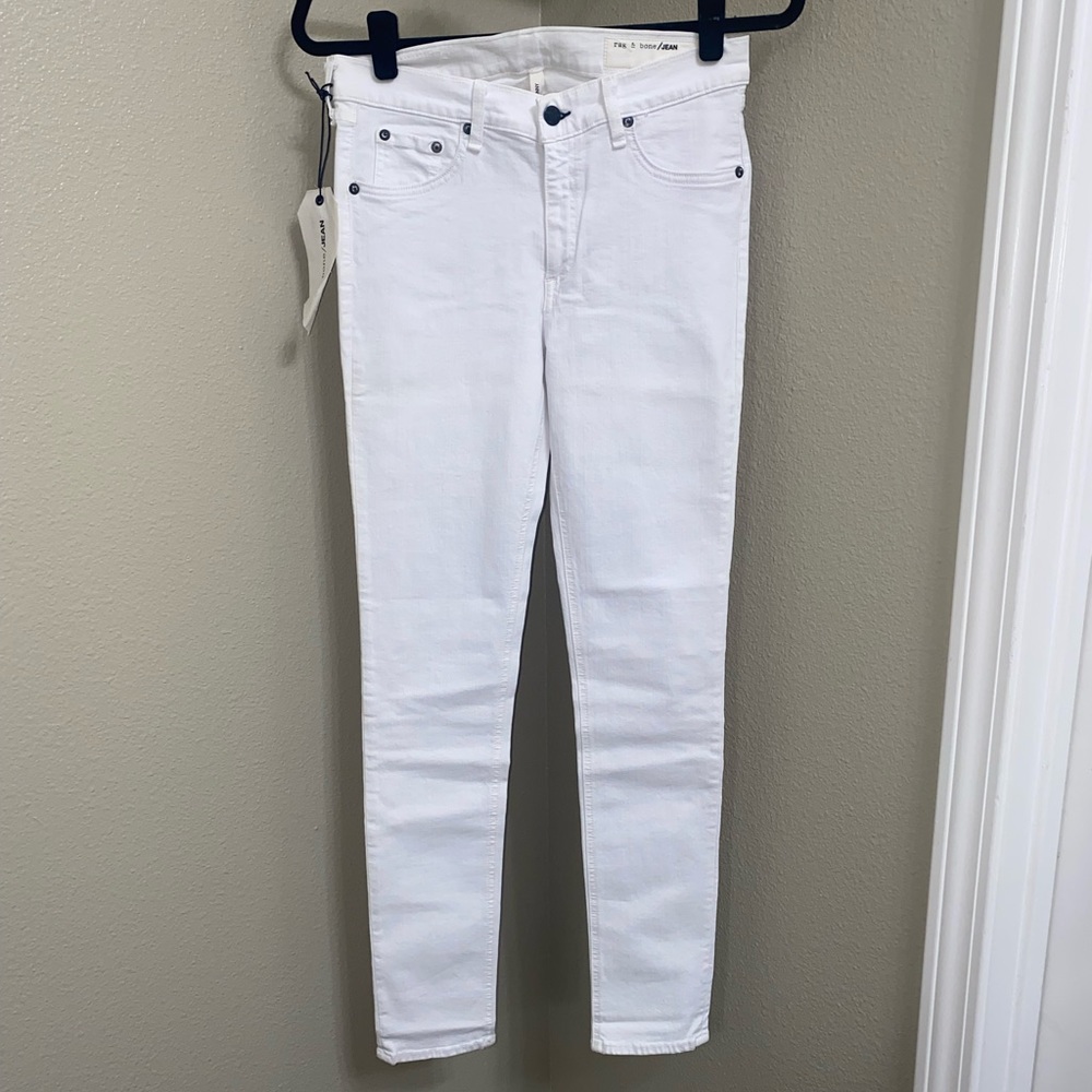 New Women’s Rag & Bone White Skinny Jeans 30